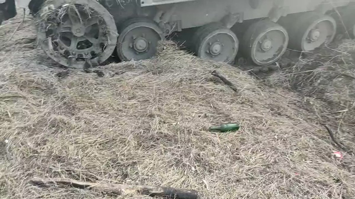 Уничтожена российская техника под Мариуполем