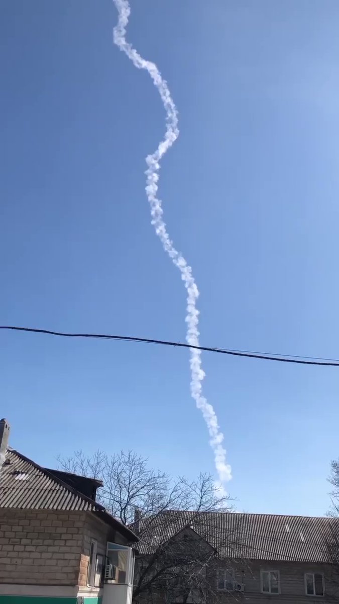 Запуски ракет из Шахтерска