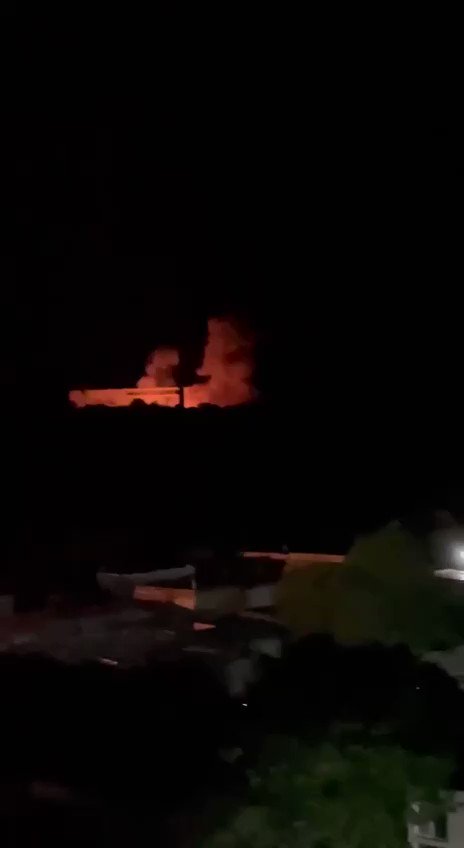 Взрыв на складе в Алчевске