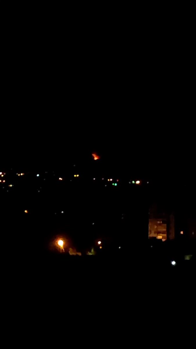 Explosion and fire reported in Luhansk