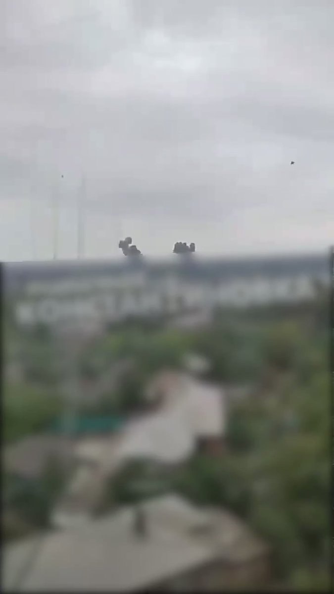 Взрывы в Константиновке