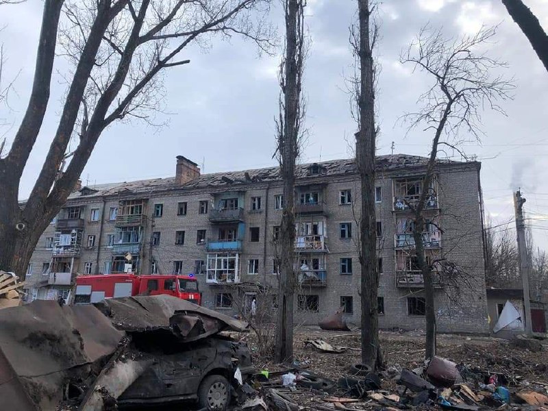 Kostiantynivka'da Rus füze saldırısı sonucu 3 sivil öldü, 2 sivil yaralandı