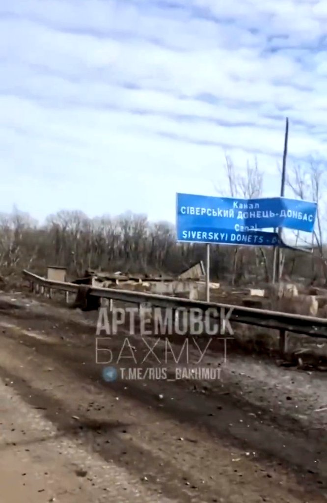 Bakhmut-Kostiantynivka köprüsü havaya uçuruldu