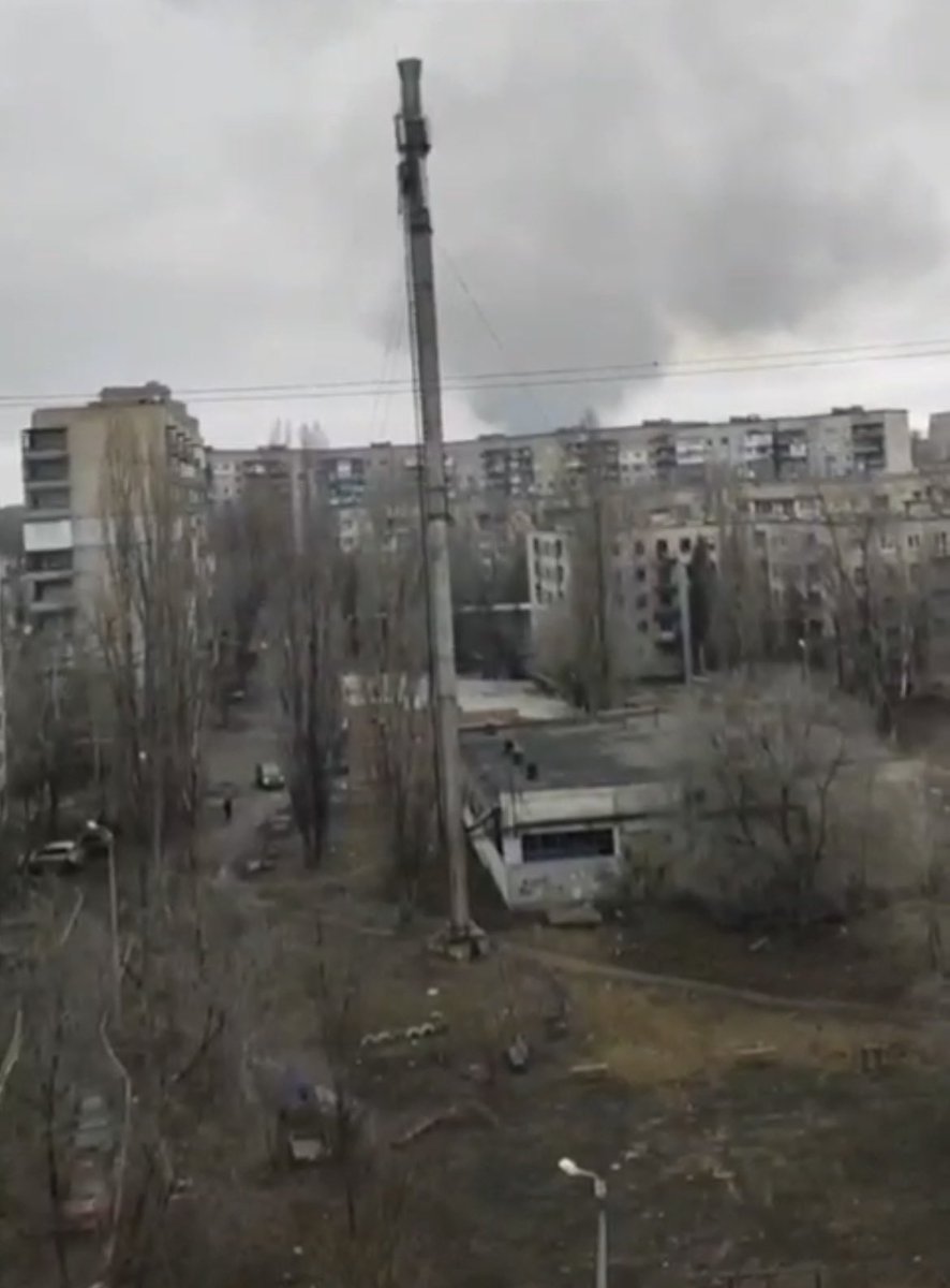 Kadiivka'daki mühimmat deposunda patlama